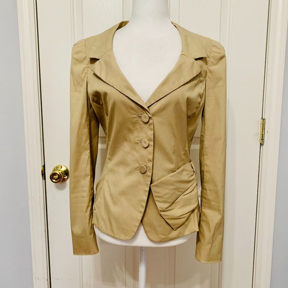 AUTH PRADA BLAZER JACKET WITH BOW - Picture 1 of 8